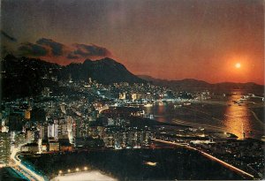 China Postcard Dusk scene cityscape panoramic view