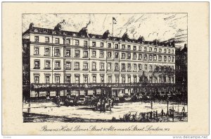 Brown's Hotel, Dover Street & Allemarle Street, LONDON, England, UK, 1900-1910s