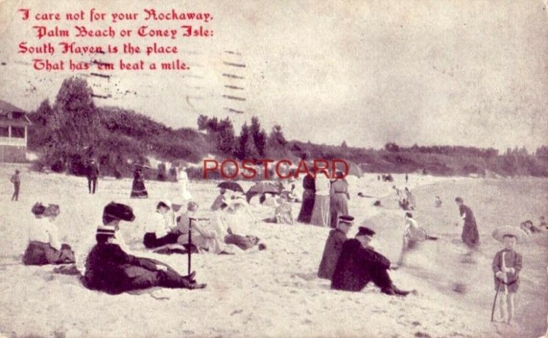 1911I CARE NOT FOR YOUR ROCKAWAY OR CONEY ISLE, SOUTH HAVEN HAS 'EM BEAT A MILE