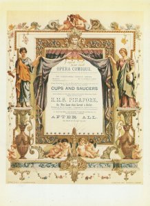HMS Pinafore Victorian Gilbert & Sullivan Opera Theatre Postcard