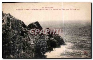 Old Postcard Brittany Finistere Audierne Surroundings Raz view of the south c...