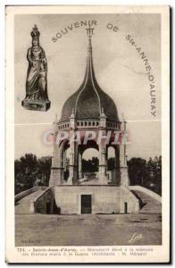 Old Postcard Sainte Anne D Auray high Monument to the Memory of the dead Brit...