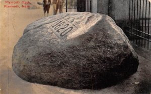 Plymouth Rock in Plymouth, Massachusetts