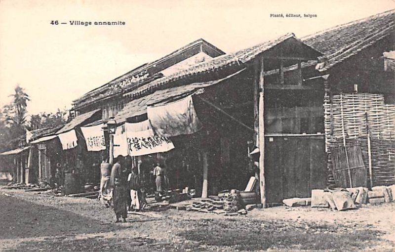 Village Annamite Vietnam, Viet Nam Unused 