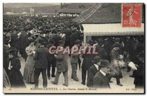 Old Postcard Horse Riding Equestrian Maisons Laffitte races before Mutuel