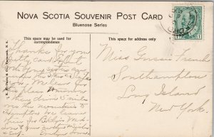 Bridgetown Nova Scotia NS Street Scene c1909 Bluenose Series Postcard H4