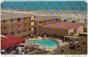 New Jersey Atlantic City The Marlborough Blenheim Showing Pool and Poolside Cafe