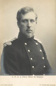 Royalty Prince Albert of Belgium officer uniform
