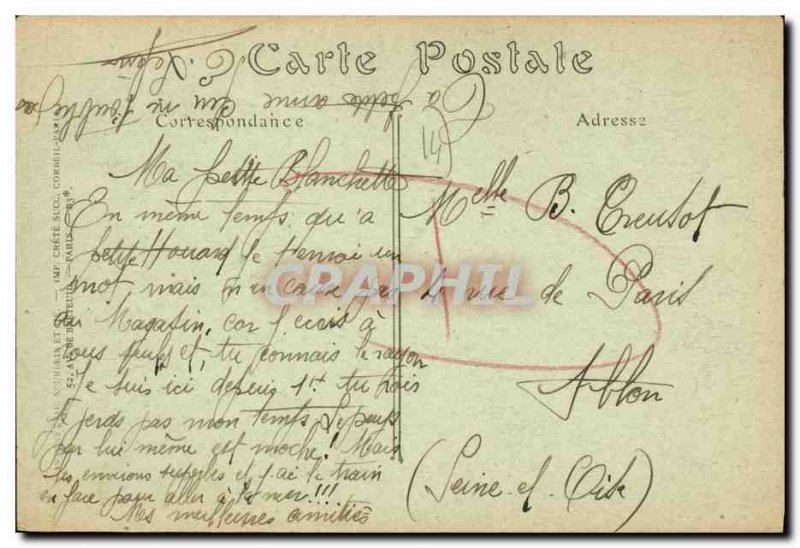 Postcard Old Mesnil Mauger Normandy Farm