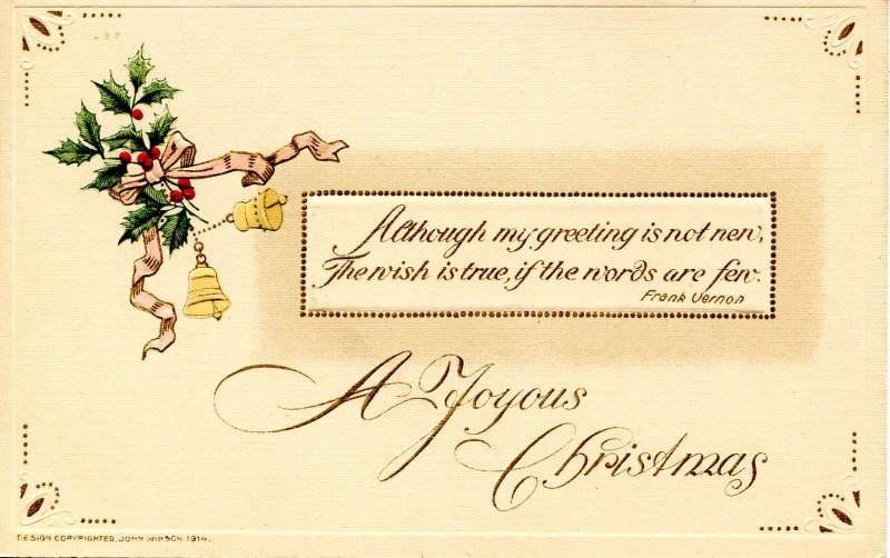 Greeting - Christmas.  (Winsch)