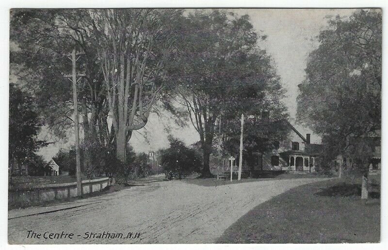 Stratham, New Hampshire, Vintage Postcard View of The Centre, 1913