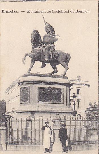 Belgium Brussels Monument de Godefroid de Bouillon