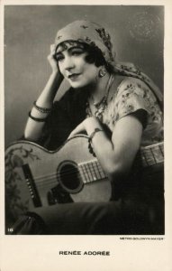 Movie Film Actress RENÉE ADORÉE (1930s) RPPC Metro-Goldwyn-Mayer 16 