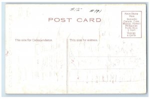 c1910 State Capitol Building Tower Pathways Charleston West Virginia WV Postcard