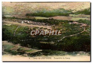 Old Postcard Camp Carpiagne Ensemble Du Camp Militaria