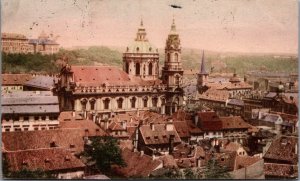 Czech Republic Praha Die St Niklaskirche Prague Vintage Postcard 04.98