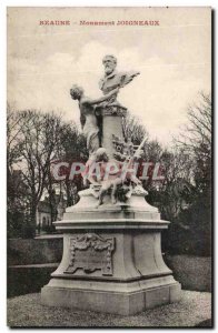 Old Postcard Beaune Monument Joigneaux