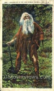 Awakening of Rip Van Winkle in Catskill Mountains, New York