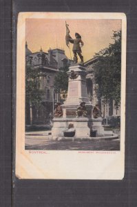 CANADA, MONTREAL, MAISONNEUVE MONUMENT, 1907 ppc., unused.