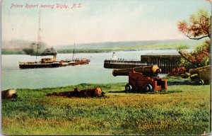 SS 'Prince Rupert' leaving Digby NS Nova Scotia DC Mercer Saskatoon Postcard G56