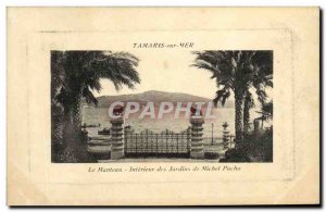 Old Postcard Tamaris Sur Mer The coat of Interior Michel Pacha Lions gardens