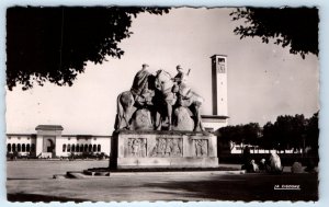 RPPC CASABLANCA Le monument aux Morts MOROCCO Postcard