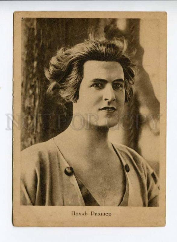 263140 Paul RICHTER Famous MOVIE Actor Vintage Russian 