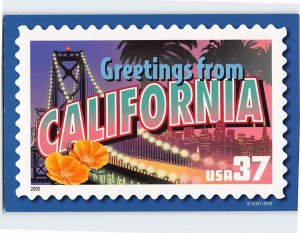 Postcard USA 37, Greetings from California