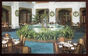 h544 - CHICAGO Illinois Postcard 1918 South Grill Room Interior by Hammon