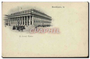 Old Postcard Bordeaux Grand Theater