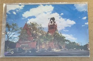 UNUSED POSTCARD - MEMORIAL HALL, HARVARD UNIVERSITY, CAMBRIDGE, MASS.