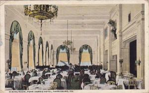 Dining Room Penn Harris Hotel Harrisburg Pennsylvania 1920