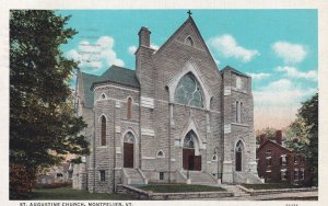 MONTPELIER, Vermont, PU-1941; St. Augustine Church