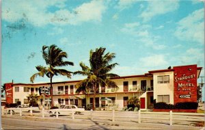 Florida Holywood Beach The Stardust Motel and Apartments 1970