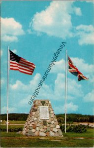 Cairn at International Peace Garden North Dakota-Manitoba Border Postcard PC312