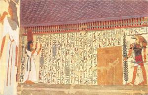 BR102379 thebes tomb queen nefertari book of dead painting postcard africa egypt