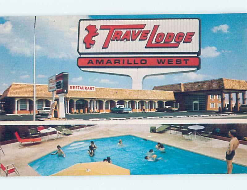 Unused Pre-1980 TRAVELODGE MOTEL Amarillo Texas TX c0322