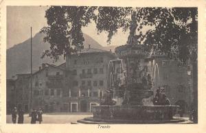 B107004 Italy Trento Street Square Fountain