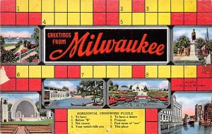 Greetings from Milwaukee Puzzle 1942 