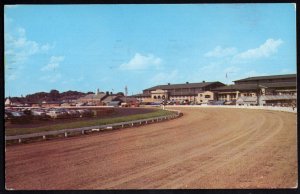 NY SYRACUSE New York State Fair Looking north on race track - pm1955 - Chrome