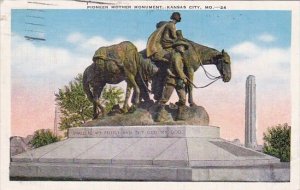 Missouri Kansas City Pioneer Mother Monument 1944
