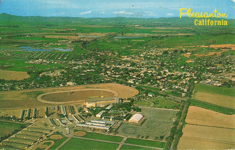 Postcard Pleasanton California Posted 1974