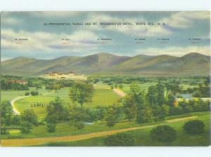 Unused Linen MOUNT WASHINGTON HOTEL White Mountains New Hampshire NH hr7545