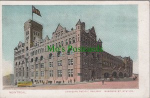 Canada Postcard-Montreal, Canadian Pacific Railway, Windsor St Station RS31836