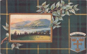 Tucks Postcard Scottish Clans Series VI The MacArthur Loch Awe