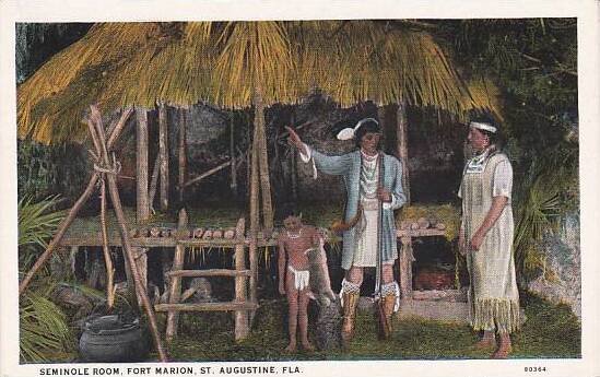 Florida Saint Augustine Seminole Room Fort Marion