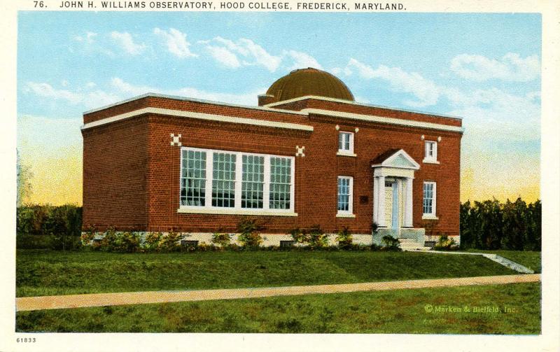 MD - Frederick. Hood College, John H Williams Observatory