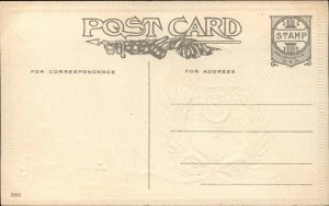 Memorial Day Civil War Medal Cemetery Graveyard c1910 Postcard