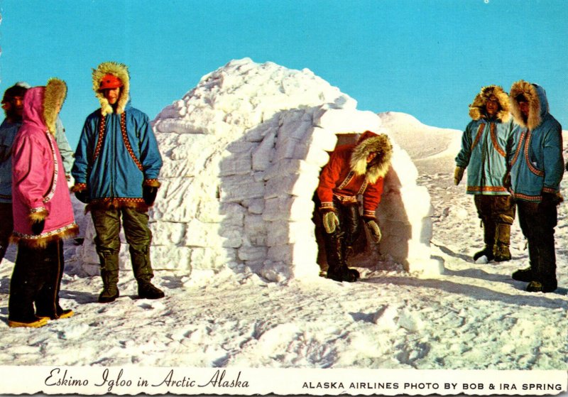 Alaska Eskimo Igloo In Arctic Alaska Alaska Airlines Photo