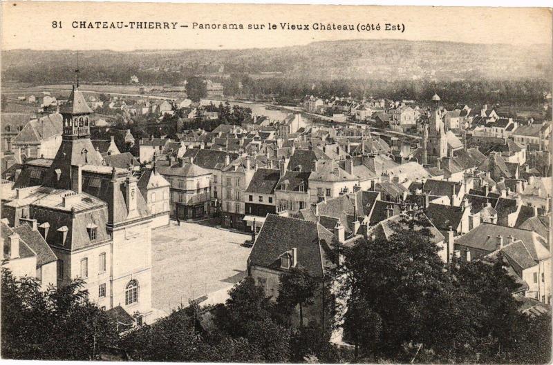 CPA CHATEAU-THIERRY Panorama sur le Vieux Chateau (cote Est) (202528)